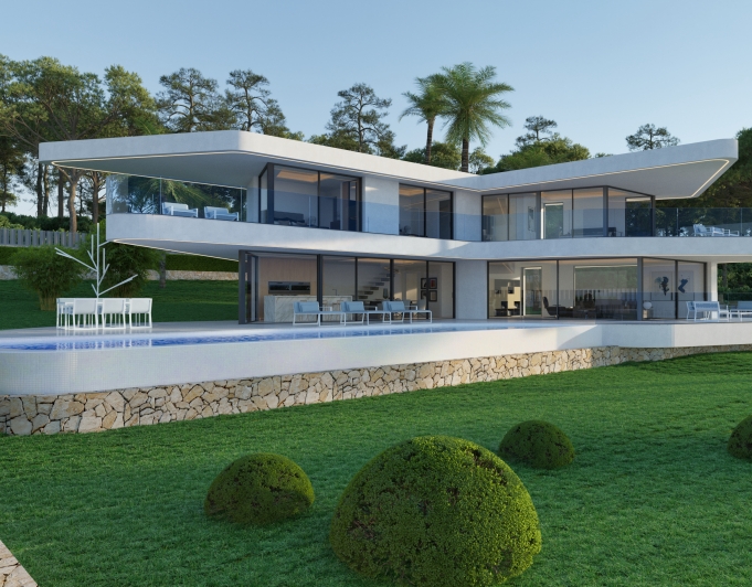 Luxury villa with private SPA with sea views