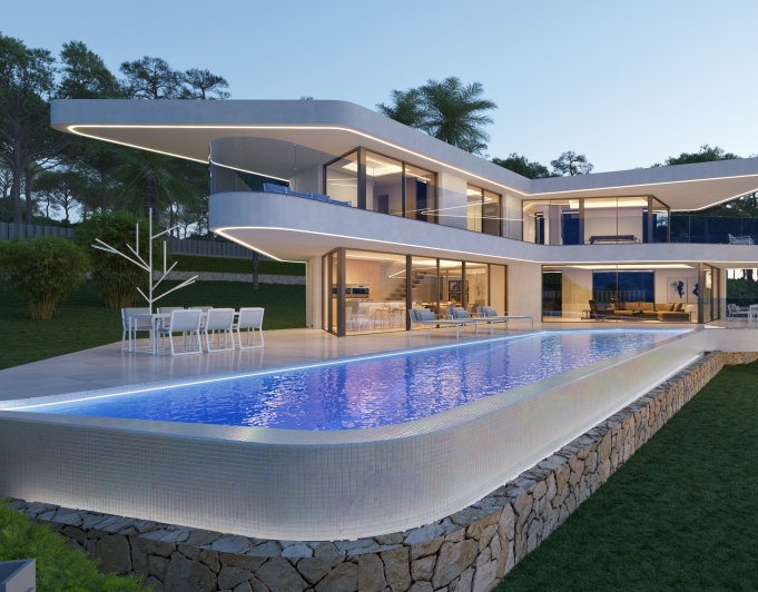 Luxury villa with private SPA with sea views