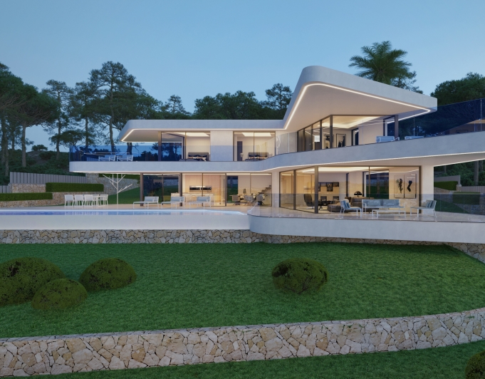 Luxury villa with private SPA with sea views