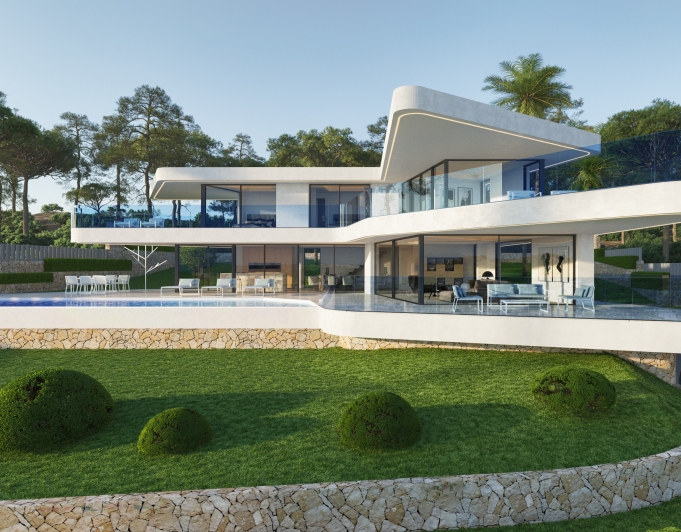 Luxury villa with private SPA with sea views