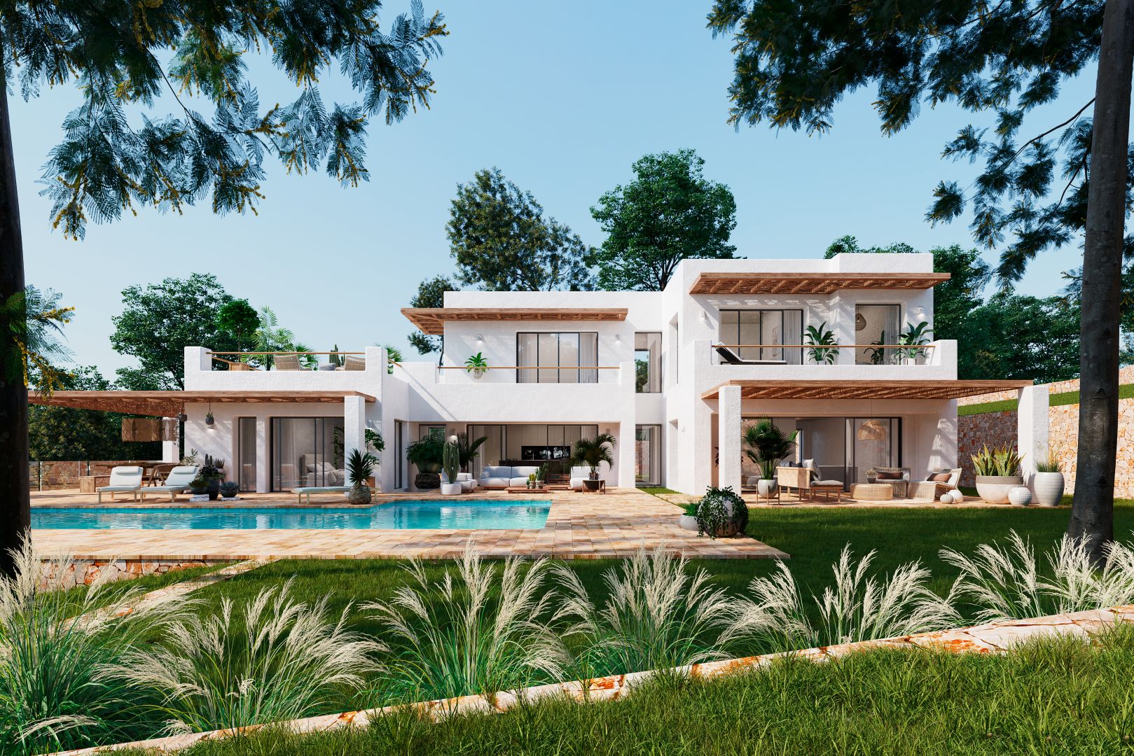 Luxury Living Unveiled: Opulent Mediterranean Villa with Spectacular Views