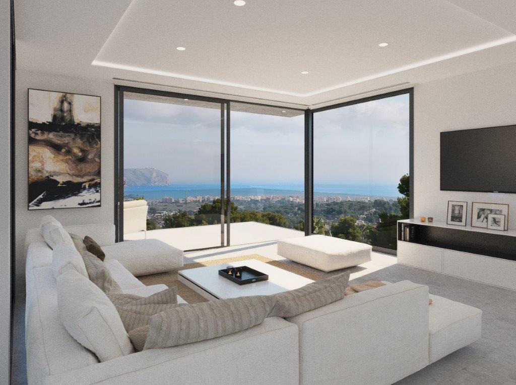 Modern Villa with spectacular sea views